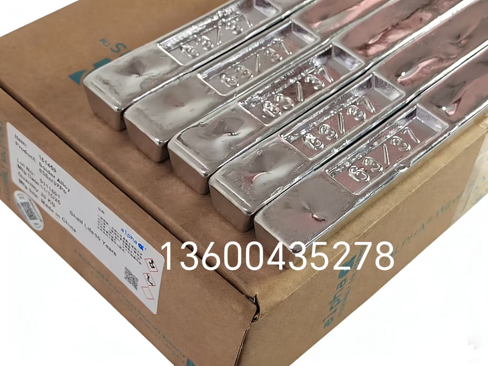 Alpha锡条Sn63Pb37 – qanpin.com